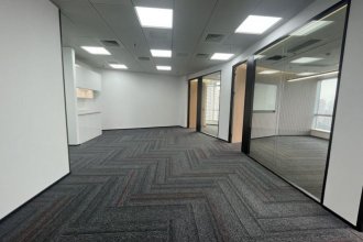Top-Notch Office Suite: Complete Furniture, LOGO Wall, & Meeting Spaces -  Inquire for Free Advice Listing on SmartShanghai housing